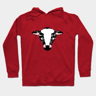 Cute Cow Face Hoodie